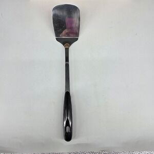 Myland Stainless Steel Turner Spatula Marbled Brown Red Tortoise Resin Handle